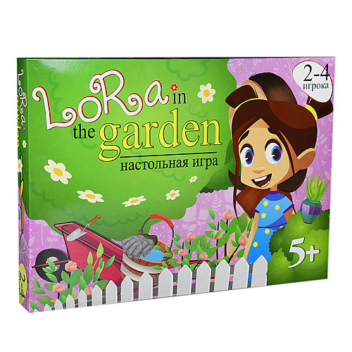 Настільна Гра-бродилка "Lora in the garden" Strateg 30514 рус.