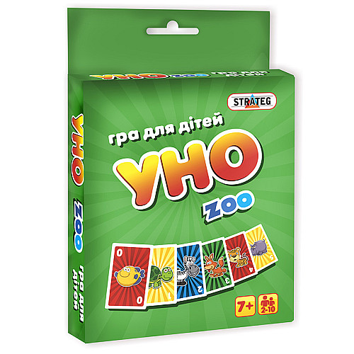 Настільна гра "Уно zoo" Strateg 7016ST укр.
