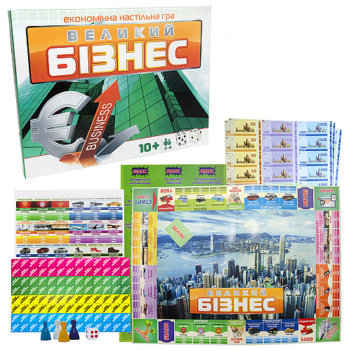 Настільна гра Велика "Великий Бізнес" Strateg 30452 укр.
