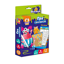 Игра с маркером Vladi Toys «Пиши и стирай. Монстрики» VT5010-18