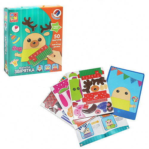 Настільна магнітна гра Vladi Toys "Звірятка" VT3702-16