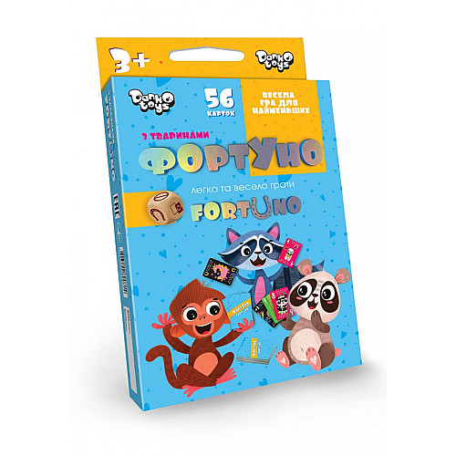 Розвиваюча настільна гра Danko Toys "Фортуна" дитяча укр. UF-01-01U