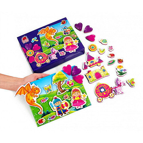 Игра настольная Vladi Toys "Магнитная игра. Принцесса и рыцарь" укр. RK2070-01