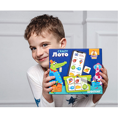 Игра настольная Vladi Toys "Crazy Лото" VT8055-09 укр
