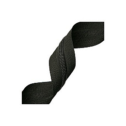 Рулонна блискавка Zipper Студия Комфорта спіральна № 8 Чорний (1м)