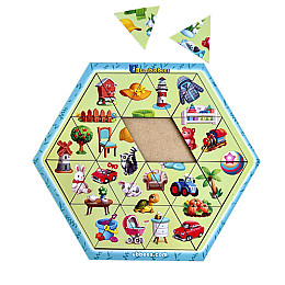 Дерев'яний пазл-головоломка