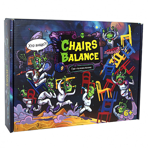 Настільна гра "Chairs Balance" Strateg 30408 ​​укр.