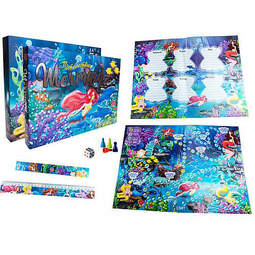 Настільна Гра-бродилка "Подорож Mermaid" Strateg 30501 рус.