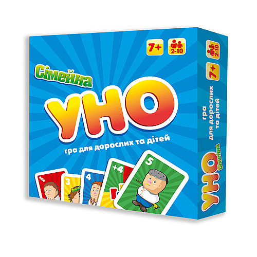 Настольная игра "УНО Семейная 2 в 1" Strateg 30606 укр.