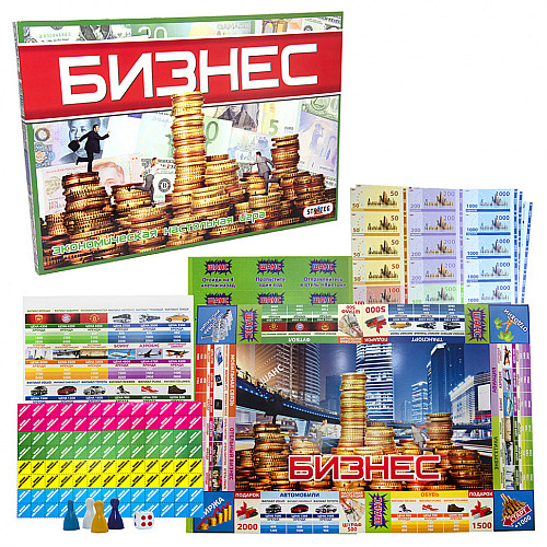 Настольная игра "Бизнес" Strateg 362ST рус.