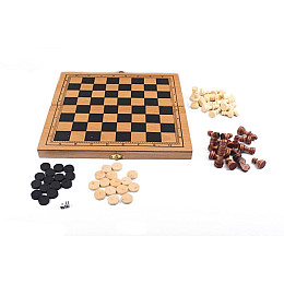 Шахи дерев'яні BK Toys S3023 3 в1