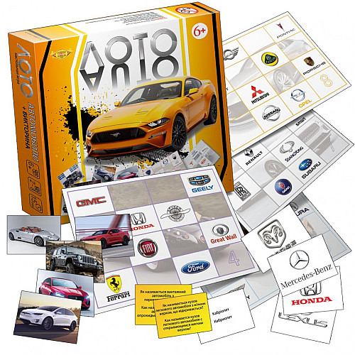 Игра "Лото «Автомобили» + Викторина" Мастер MKB0110