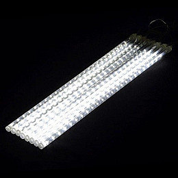 Светодиодная гирлянда Led Тающие сосульки Метеоритный дождь на 288 светодиодов Белая 4.1 м