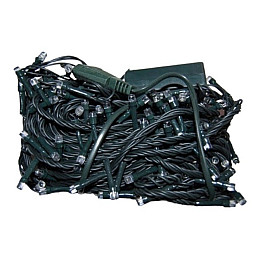 Светодиодная гирлянда Led на 300 светодиодов 22 м зеленый провод Белая