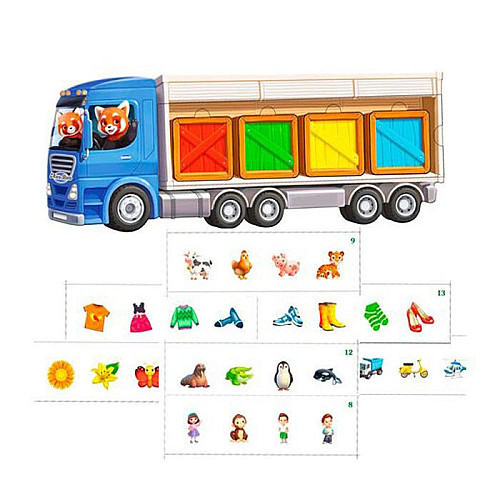 Настольная развивающая игра "Четвертый лишний" Ubumblebees ПСФ077 PSF077 2 варианта игры