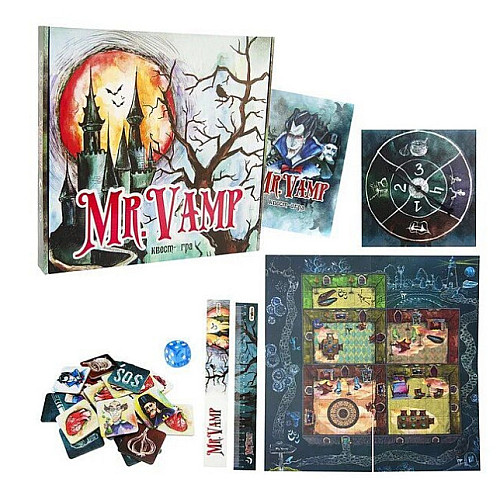 Настольная игра-квест "Mr. Vamp" Strateg 32060 укр