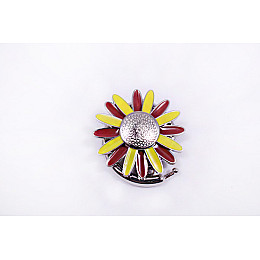 Сумкодержатель Jinli Ромашка Желтый с коричневым (JIN109)