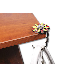 Сумкодержатель Jinli Ромашка Желтый с коричневым (JIN109)