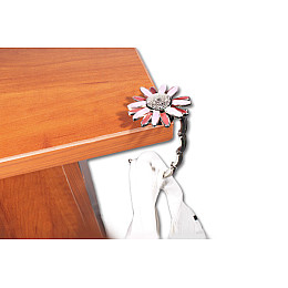 Сумкодержатель Jinli Ромашка Розовый с коричневым (JIN107)