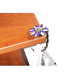 Сумкодержатель Jinli Ромашка Сиреневый с белым (JIN102)