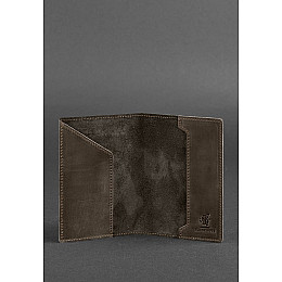 Обкладинка для паспорта BlankNote з американським гербом Коричневий (BN-OP-USA-o)