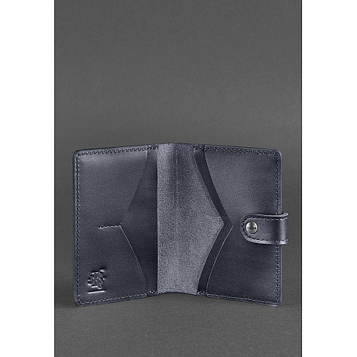 Обкладинка для паспорта BlankNote 3.0 Темно-синій (BN-OP-3-navy-blue)