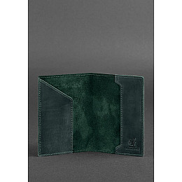 Обкладинка для паспорта BlankNote із американським гербом Зелений (BN-OP-USA-iz)