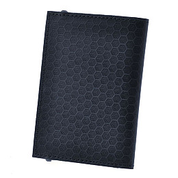 Обкладинка для паспорта BlankNote Карбон 2.0 Темно-синій (BN-OP-2-nn-karbon)