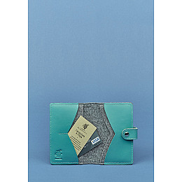 Обкладинка для паспорта BlankNote 3.0 Сірий (BN-OP-3-felt-tiffany)