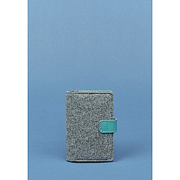 Обкладинка для паспорта BlankNote 3.0 Сірий (BN-OP-3-felt-tiffany)