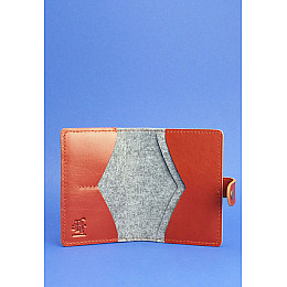 Обкладинка для паспорта BlankNote 3.0 Сірий (BN-OP-3-felt-k)
