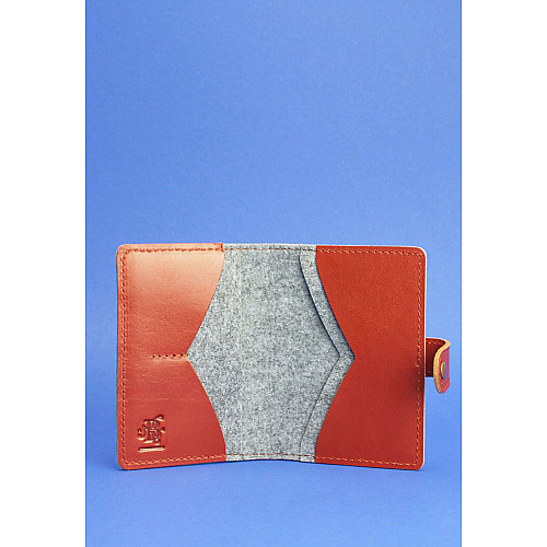 Обкладинка для паспорта BlankNote 3.0 Сірий (BN-OP-3-felt-k)
