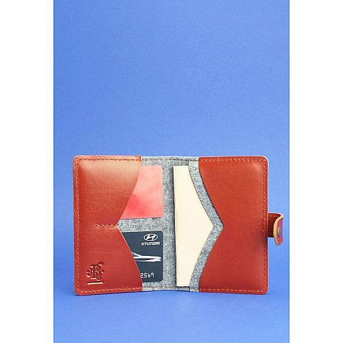 Обкладинка для паспорта BlankNote 3.0 Сірий (BN-OP-3-felt-k)