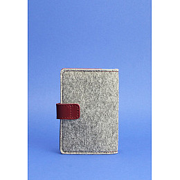Обкладинка для паспорта BlankNote 3.0 Сірий (BN-OP-3-felt-vin)