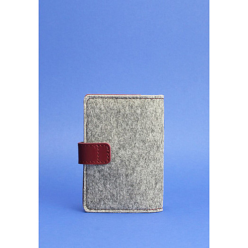Обкладинка для паспорта BlankNote 3.0 Сірий (BN-OP-3-felt-vin)