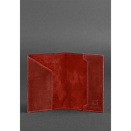 Обкладинка для паспорта BlankNote з американським гербом Коричневий (BN-OP-USA-coral)