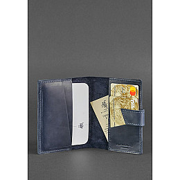 Обложка для паспорта BlankNote 4.0 Ночное небо Темно-синий (BN-OP-4-nn)