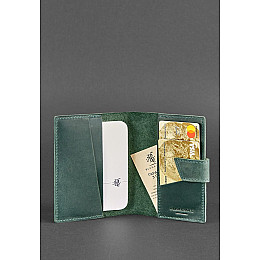 Обкладинка для паспорта BlankNote 4.0 Зелений (BN-OP-4-iz)