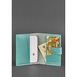 Обкладинка для паспорта BlankNote 4.0 Блакитний (BN-OP-4-tiffany)