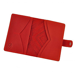 Обкладинка для паспорта BlankNote Інді 3.0 Червоний (BN-OP-3-coral-ls)