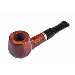 Курительная трубка B&B 1.8 x 3 см Черная с коричневым (BB035)