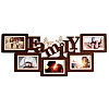 Фоторамка коллаж на 5 фото Декор Карпаты Family 34х80 см Коричневый (H5-065A)