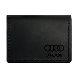 Обложка для автодокументов Anchor Stuff Audi Черный (as150401-9)
