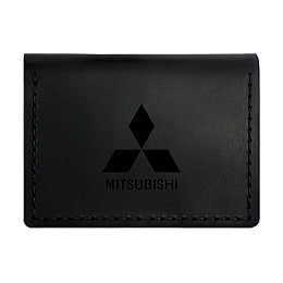 Обложка для автодокументов Anchor Stuff Mitsubishi Черный (as150401-11)