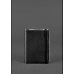 Кожаная обложка для паспорта BlankNote 1.0 Crazy Horse Черная (BN-OP-1-g-kr)