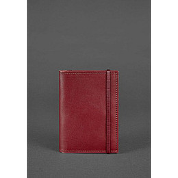 Кожаная обложка для паспорта BlankNote 2.0 Краст Бордовая (BN-OP-2-vin)
