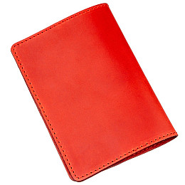 Обложка на паспорт SHVIGEL Crazy кожаная Красный (13959)