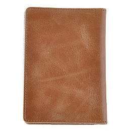 Кожаная обложка для автодокументов SHVIGEL Коричневый (16071)