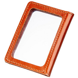 Обложка для пластиковых документов водителя или ID-карты SHVIGEL Коричневый (13963)