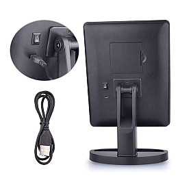 Зеркало для макияжа Led Mirror XR-1608 22 Led Black (hub_tngV04712)